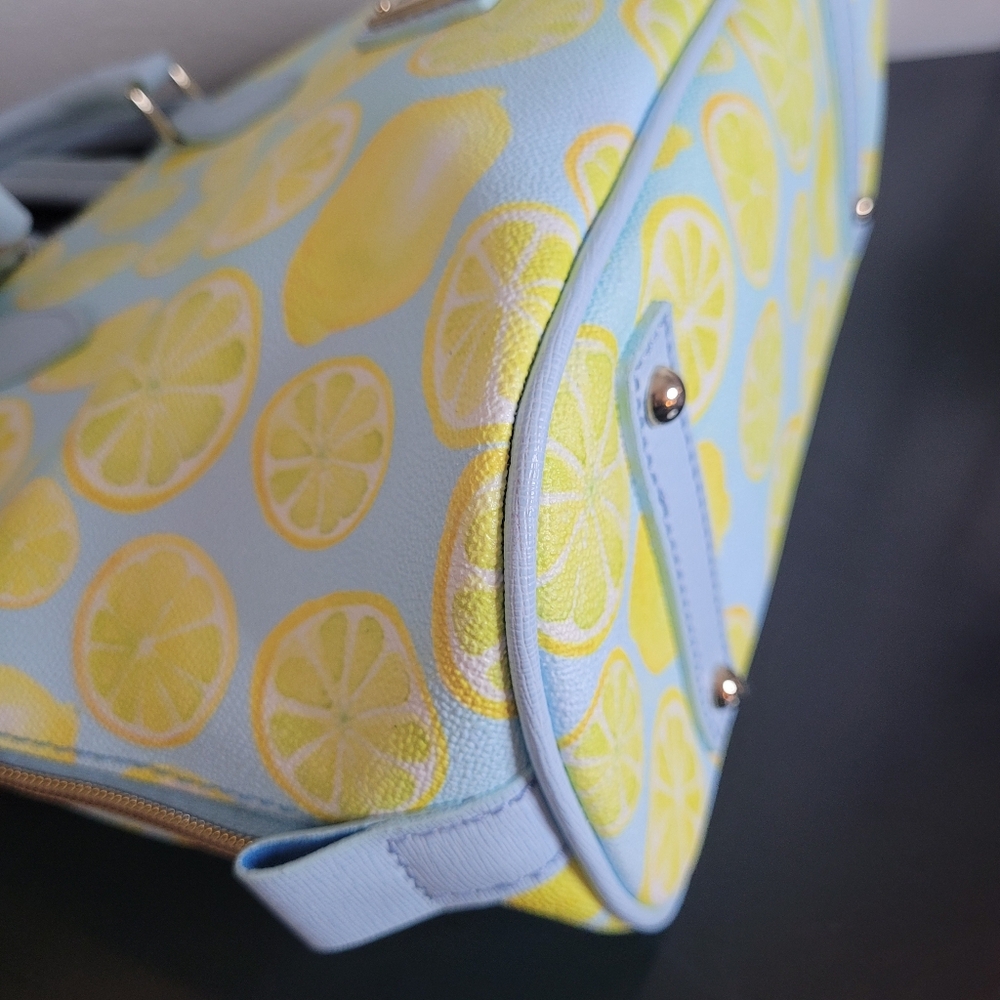 Dooney & Bourke Zip Zip Dome Satchel Lemon Limone - Picture 8 of 15